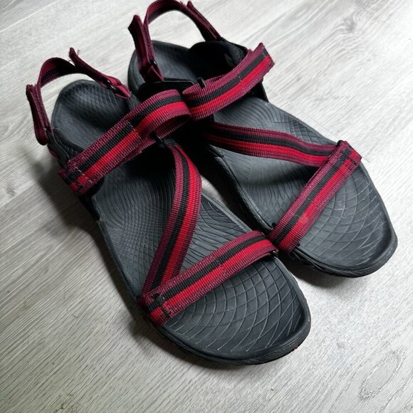 MERRELL Size 11 All Out Blaze Unifly Vibram Hiking Sandals Womens Good Condition - Picture 1 of 11